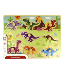 Puzzle din lemn Dinosaur, 57286